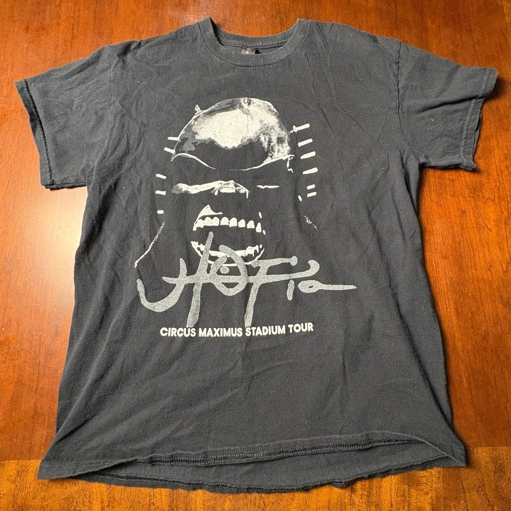 Travis Scott Utopia Circus Maximus MetLife Stadium 2024 Tour Tee M 19x24